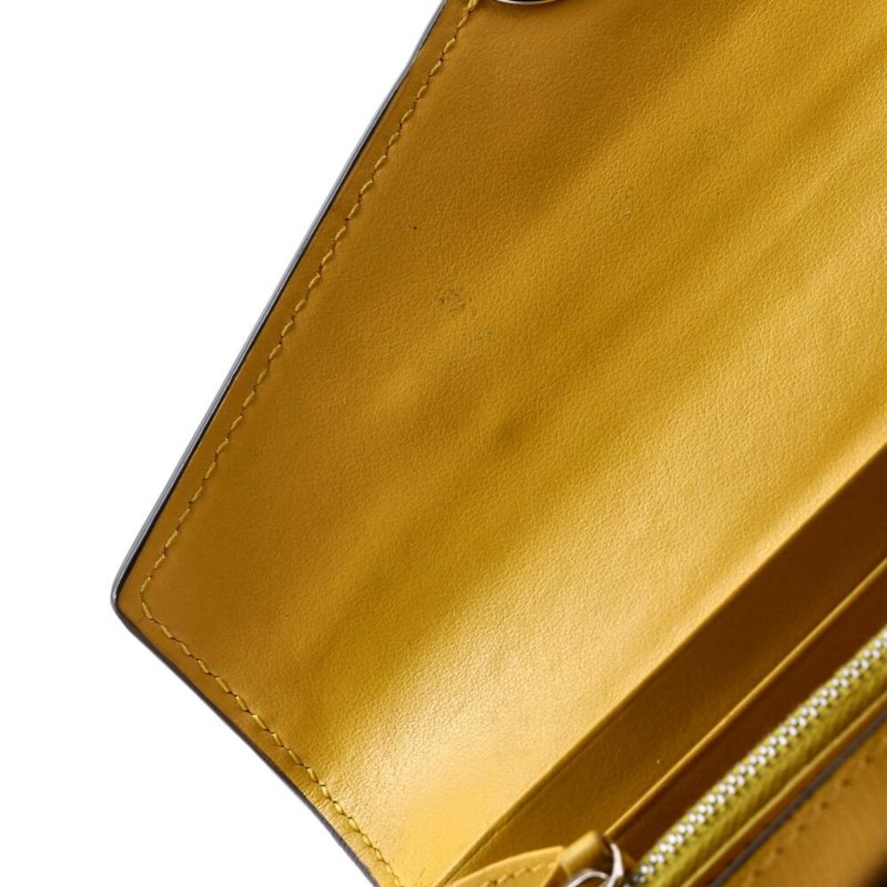 Fendi Continental Envelope Wallet Leather with Zucca Embossed Detail - Picture 8 of 9